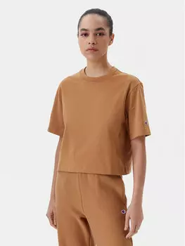 Футболка обычного кроя 117874 Champion, бежевый