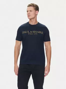 Футболка обычного кроя 24411020 Paul&Shark, синий