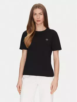 Футболка обычного кроя 251TP2074 Twinset, черный