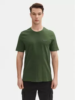 Футболка обычного кроя 251TS2376J592 Aeronautica Militare, зеленый