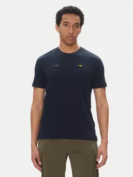 Футболка обычного кроя 251TS2429J634 Aeronautica Militare, синий