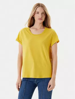Футболка обычного кроя 3BVXD109F United Colors Of Benetton, желтый