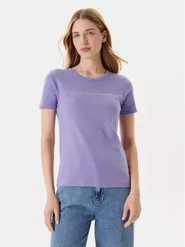 Футболка обычного кроя 3GA2E16A2 United Colors Of Benetton, фиолетовый
