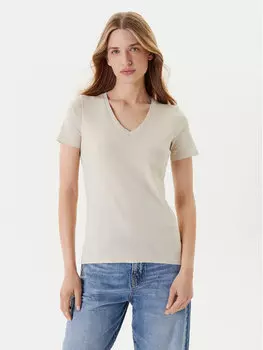 Футболка обычного кроя 3GA2E4230 United Colors Of Benetton, бежевый