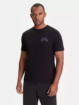 Футболка обычного кроя 3I1XU1096 United Colors Of Benetton, черный