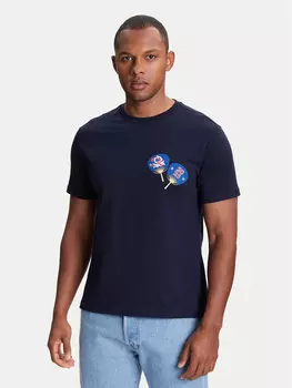 Футболка обычного кроя 3I1XU1096 United Colors Of Benetton, синий