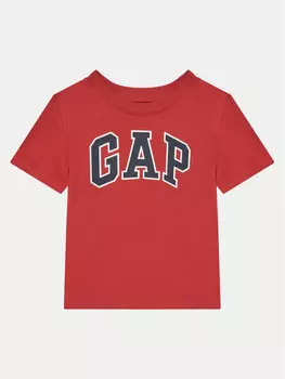 Футболка обычного кроя 609749-05 Gap, красный