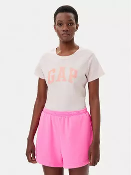 Футболка обычного кроя 729555-01 Gap, розовый
