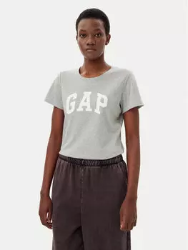 Футболка обычного кроя 729555-05 Gap, серый