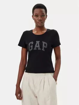 Футболка обычного кроя 729555-06 Gap, черный