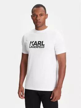 Футболка обычного кроя 755087 553235 Karl Lagerfeld, белый