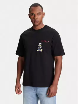 Футболка обычного кроя 755097 553270 Karl Lagerfeld, черный