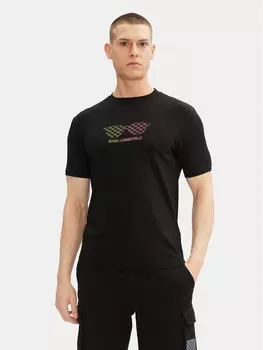 Футболка обычного кроя 755402 552235 Karl Lagerfeld, черный