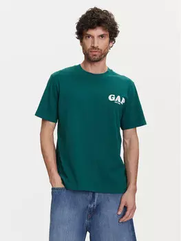 Футболка обычного кроя 768925-02 Gap, зеленый