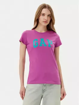 Футболка обычного кроя 776775-07 Gap, фиолетовый