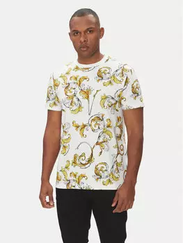 Футболка обычного кроя 78GAH6S0 Versace Jeans Couture, белый