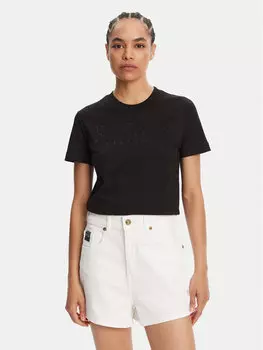 Футболка обычного кроя 78HAHS04 Versace Jeans Couture, черный