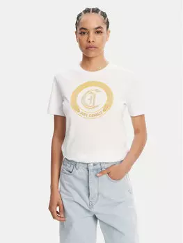 Футболка обычного кроя 78PAHE13 Just Cavalli, белый