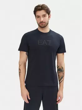 Футболка обычного кроя 7M000224 AF10375 UB102 Ea7 Emporio Armani, синий