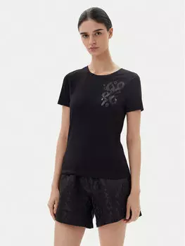 Футболка обычного кроя 7W000133 AF10373 UC001 Ea7 Emporio Armani, черный