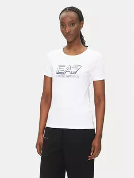 Футболка обычного кроя 7W000183 AF10373 U0002 Ea7 Emporio Armani, белый
