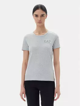 Футболка обычного кроя 7W000492 AF10373 O8002 Ea7 Emporio Armani, серый