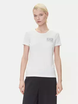 Футболка обычного кроя 7W000492 AF10373 U0005 Ea7 Emporio Armani, экрю