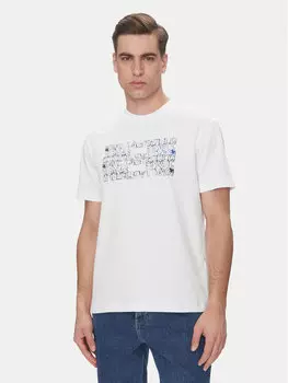 Футболка обычного кроя A2M17038 Karl Lagerfeld, белый
