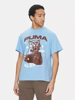 Футболка обычного кроя All Bite 630466 Puma, синий