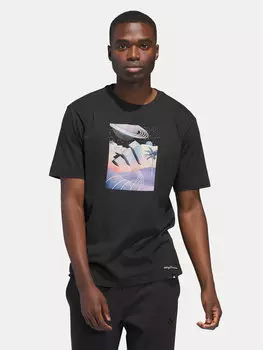 Футболка обычного кроя All Day I Dream About Summer JI9417 Adidas, черный