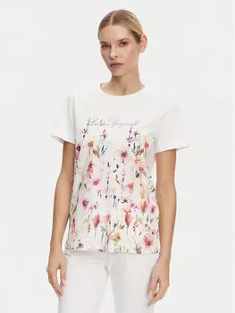 Футболка обычного кроя Boemi 542083 Luisa Spagnoli, белый