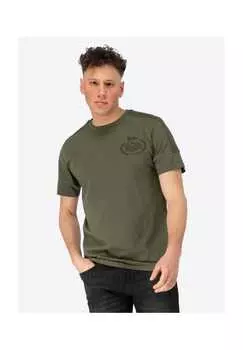 Футболка обычного кроя бреок Lonsdale, зеленый