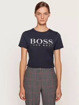 Футболка обычного кроя C Elogo 50436773 Boss, синий