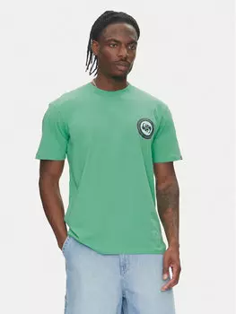 Футболка обычного кроя Circle Back Ss EQYZT08054 Quiksilver, зеленый