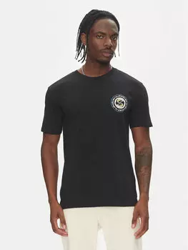 Футболка обычного кроя Circle Back Ss EQYZT08054 Quiksilver, черный