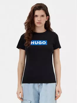 Футболка обычного кроя Classic 50510772 Hugo, черный