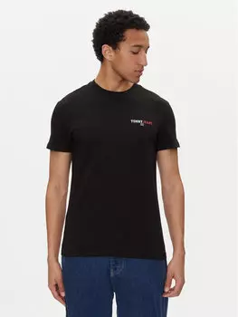 Футболка обычного кроя Dna Graphic DM0DM20815 Tommy Jeans, черный