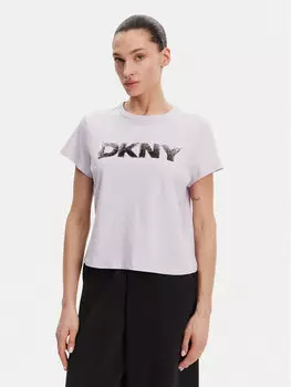 Футболка обычного кроя DP4T1035 Dkny, фиолетовый