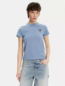 Футболка обычного кроя DW0DW20153 Tommy Jeans, синий