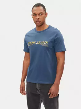 Футболка обычного кроя Dylan PM509728 Pepe Jeans, синий