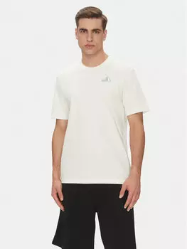 Футболка обычного кроя Earth Day Graphic JI6756 Adidas, белый
