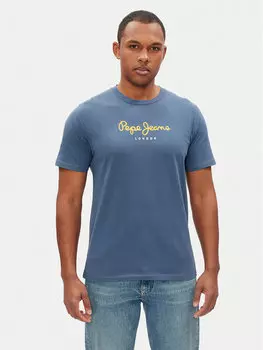 Футболка обычного кроя Eggo N PM508208 Pepe Jeans, синий