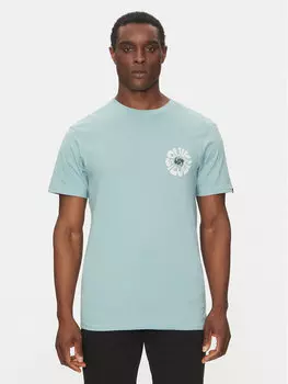 Футболка обычного кроя EQYZT08036 Quiksilver, бирюзовый