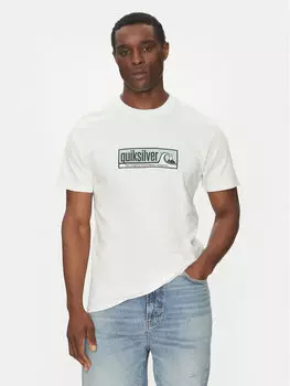 Футболка обычного кроя EQYZT08040 Quiksilver, белый