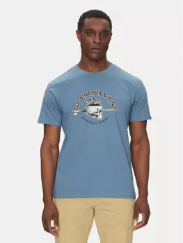 Футболка обычного кроя EQYZT08056 Quiksilver, синий