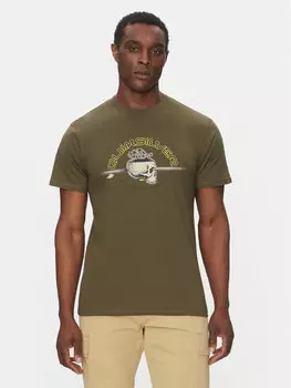 Футболка обычного кроя EQYZT08056 Quiksilver, зеленый