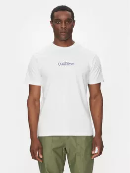 Футболка обычного кроя EQYZT08062 Quiksilver, белый