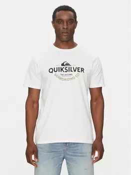 Футболка обычного кроя EQYZT08064 Quiksilver, белый