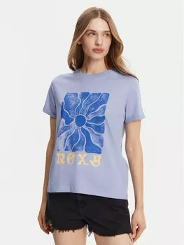 Футболка обычного кроя ERJZT05911 Roxy, синий