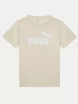 Футболка обычного кроя Ess No. 1 Logo 684892 Puma, бежевый